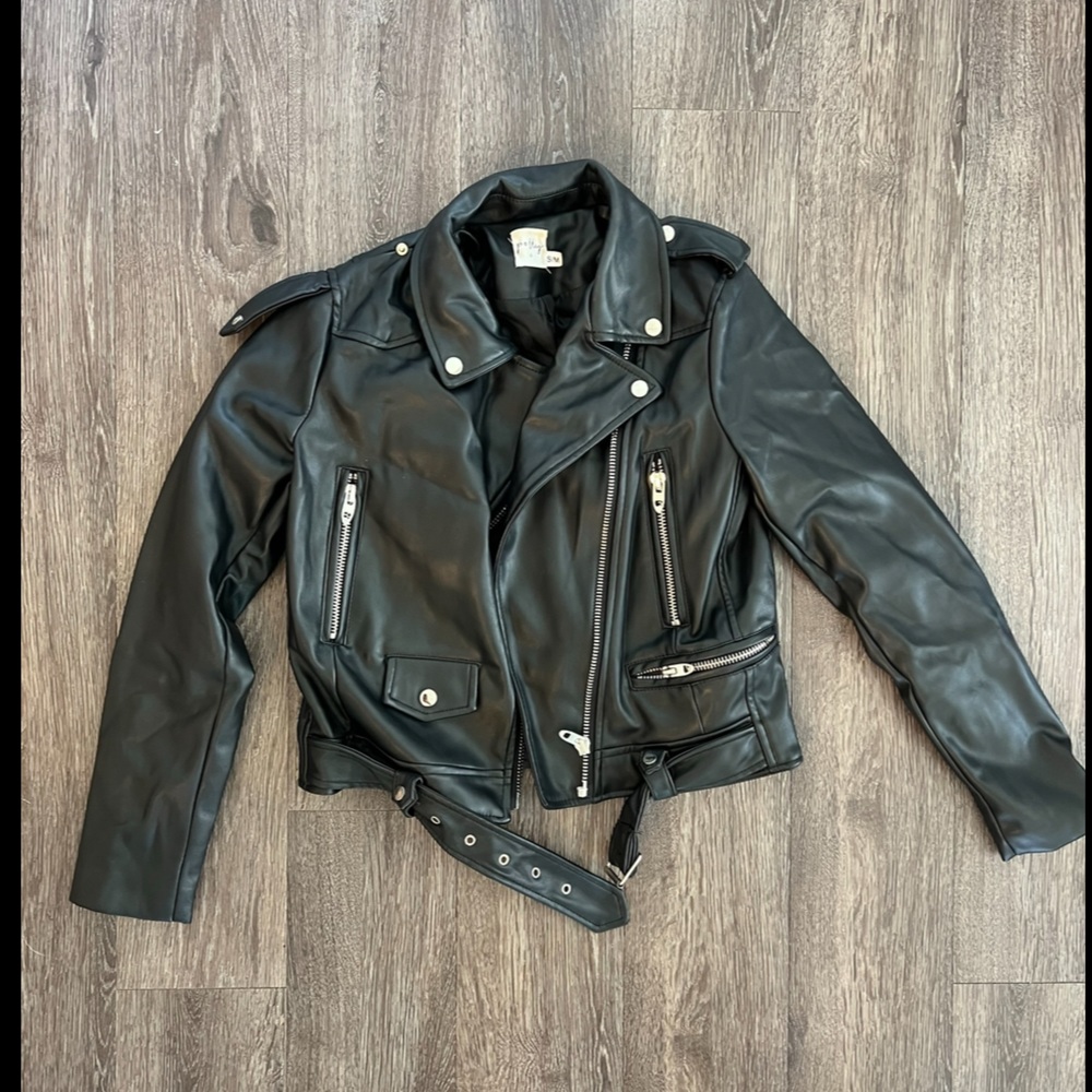 Princess Polly faux leather jacket